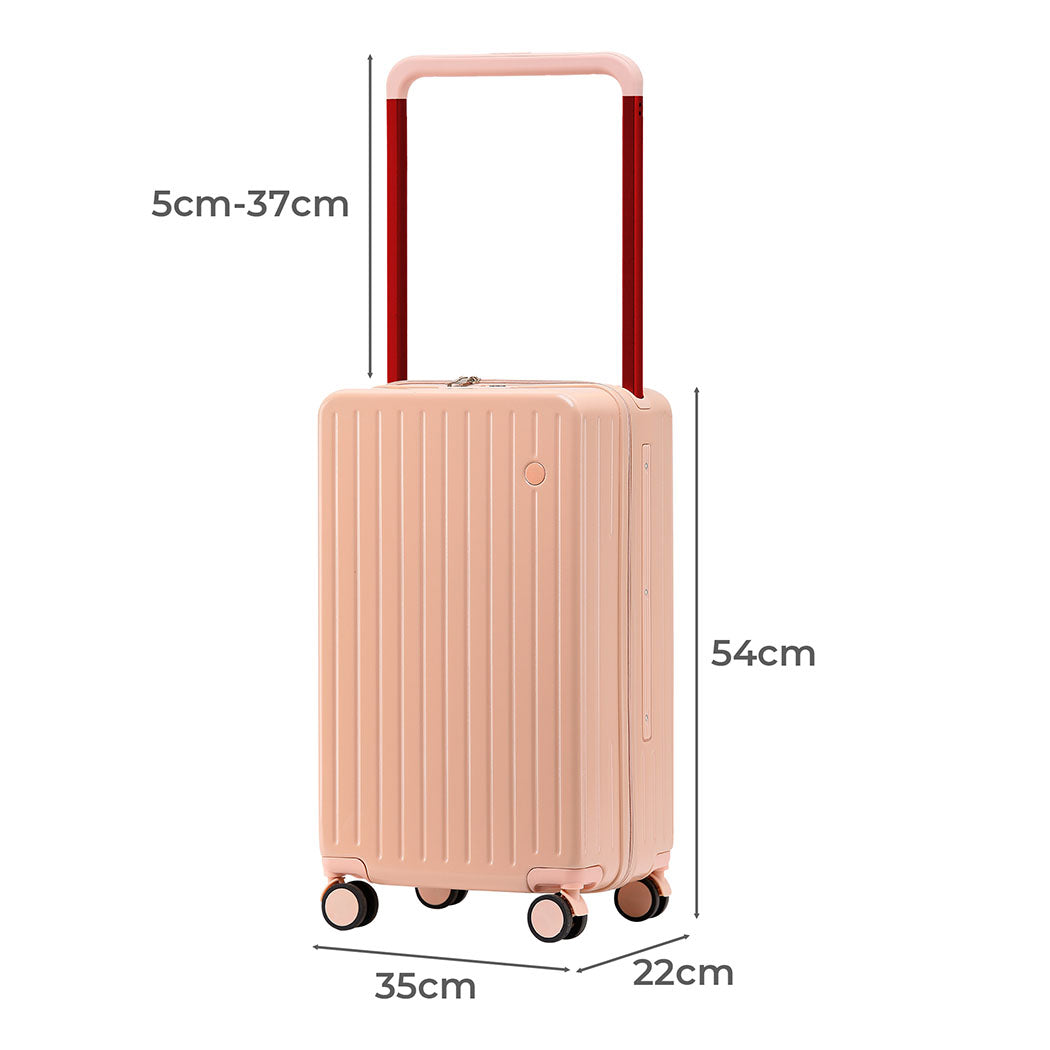 Slimbridge 20" Luggage Wide Handle TSA Lock Pink-1894516770576928770