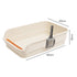 Pawz Large Cat Litter Box High Sided Open Top Cat Litter Tray 60cm Beige-2072893574063722498