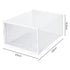 Stacked Shoe Rack Storage Boxes 12 Pcs Stackable Clear Plastic Display Cases-2065254306415775746