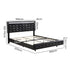 Levede  Floating Bed Frame Queen with Headboard LED Lights Mattress Base-1894516727518203906