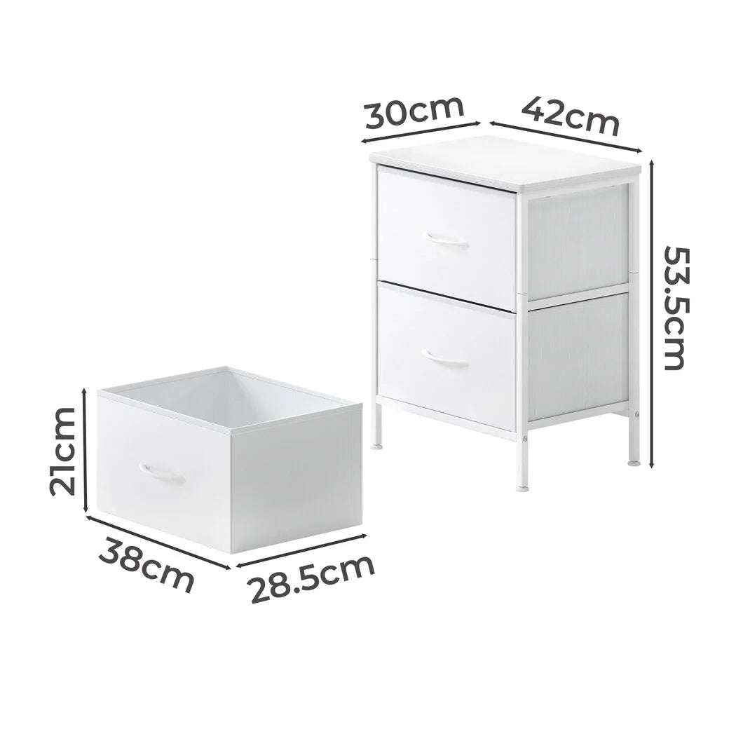Levede Bedside Table Storage Nightstand Bedroom Storage-2006733390950305794