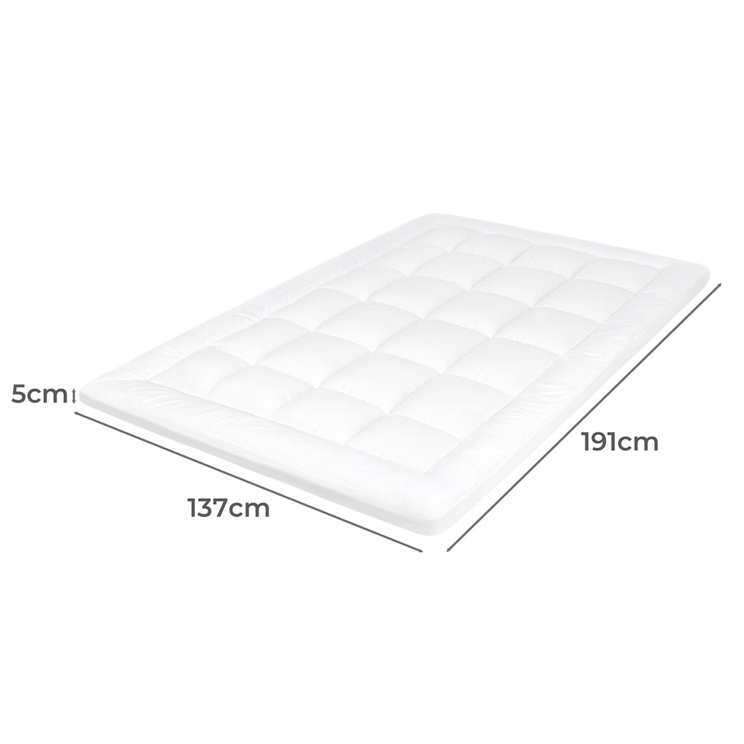 Dreamz Mattress Topper Pillowtop Cover Bed Protector Double-2029387307412492290