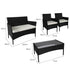 Levede 4PCS Outdoor Furniture Setting-1942353022193635330