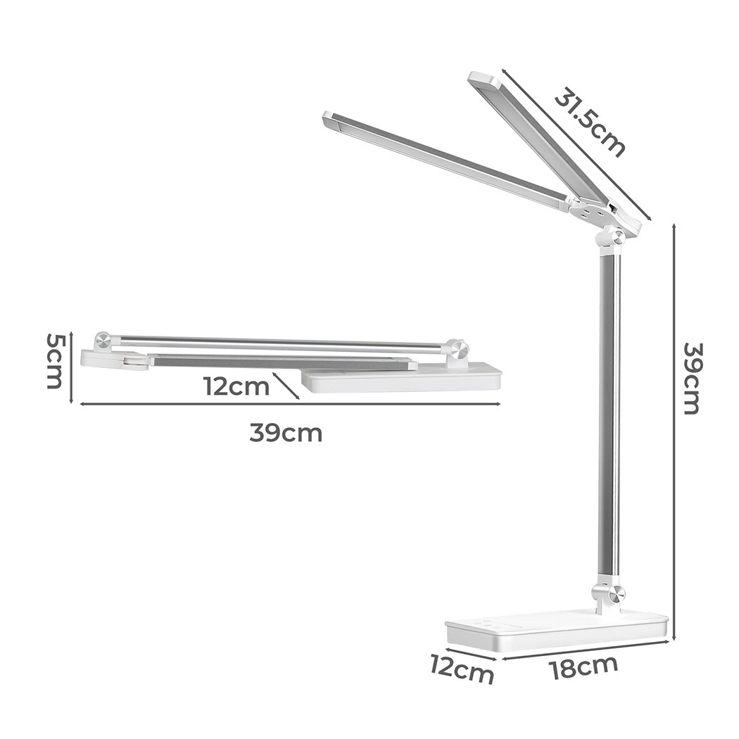 Emitto Double Head Desk Lamp LED Light Eye Caring USB-1919892815475773442