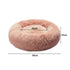 PaWz Pet Bed Cat Dog Donut Nest Calming M Pink Medium-1864184308923764738