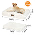Pawz XL Size Orthopedic Dog Bed with Corduroy Removable Cover Waterproof Washable Beige-2065254249515847682