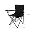 Levede 2Pcs Camping Chairs Folding Arm Black-2006733106425499650