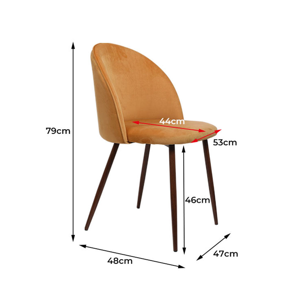 Levede 8x Dining Chairs Seat French-2065254642857676802