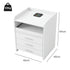 Levede Smart Bedside Table USB Wireless Charging Motion Sensor Light Nightstand-2050056780473569282