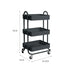 Levede 3 Tiers Kitchen Trolley Cart Grey-2018816738329759746