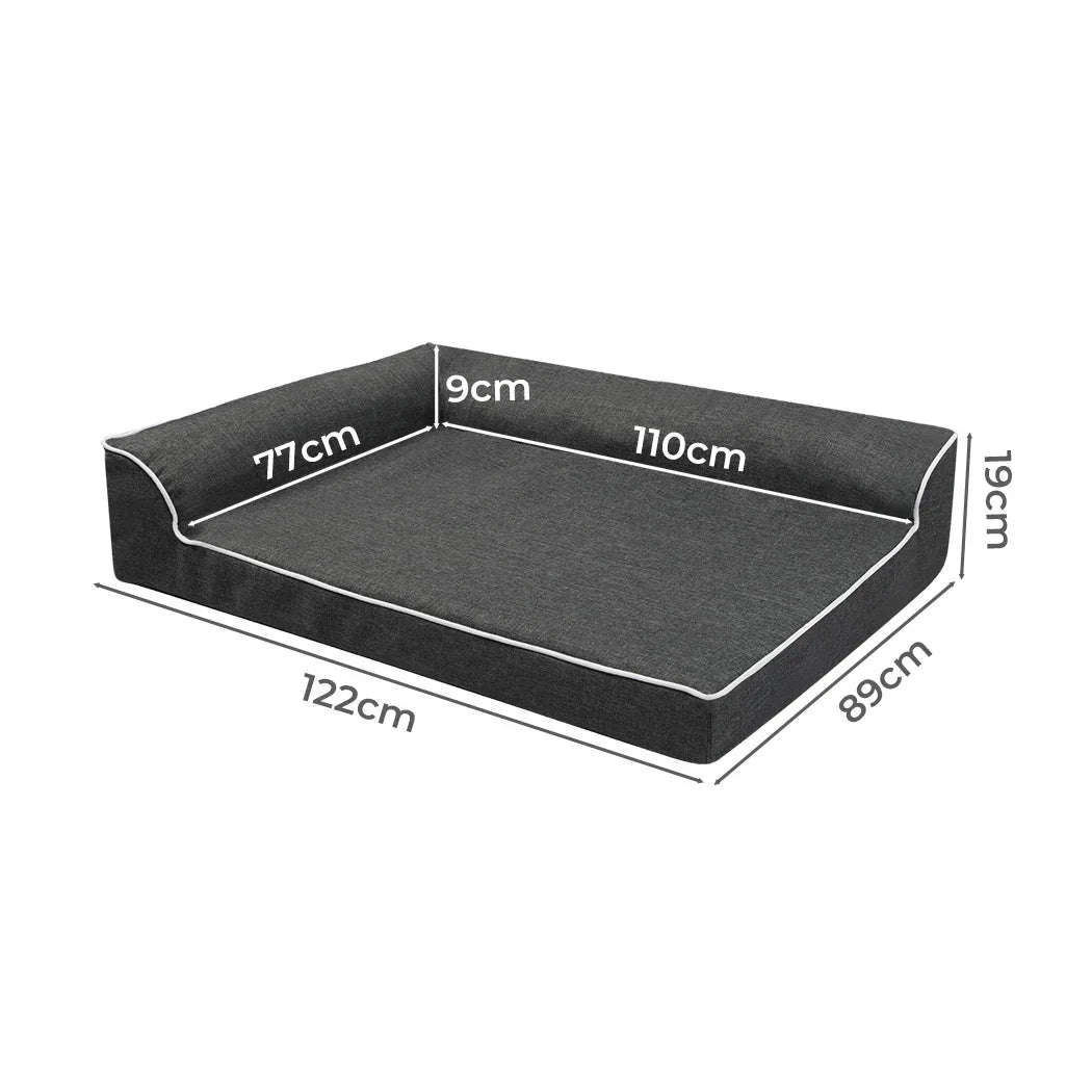 Pawz Orthopedic Dog Bed XXL Grey-2006732881807937538