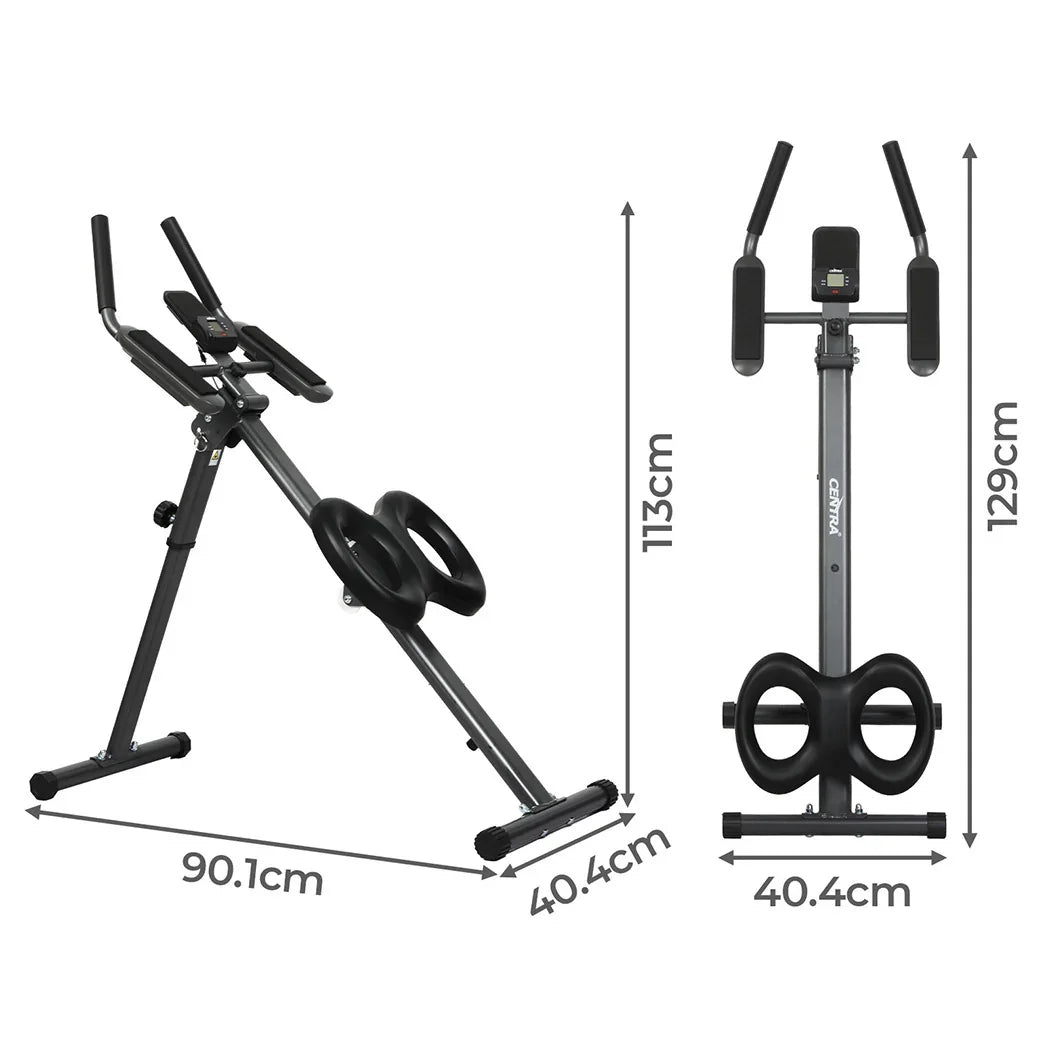 Centra Foldable Adjustment Ab Machine Black-2018816832718376962