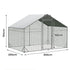 Pawz 200x300x194cm Large Metal Walk-in Chicken Coop Cage-2006732695874441218