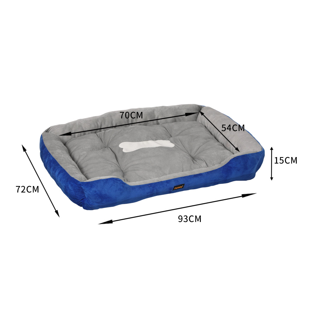 PaWz Pet Bed Dog Beds Bedding Mattress XL Navy X-Large-2018816711091949570