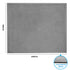 Marlow Coral Velvet Area Rugs Large Mat 180x200cm Grey-2006732690937745410