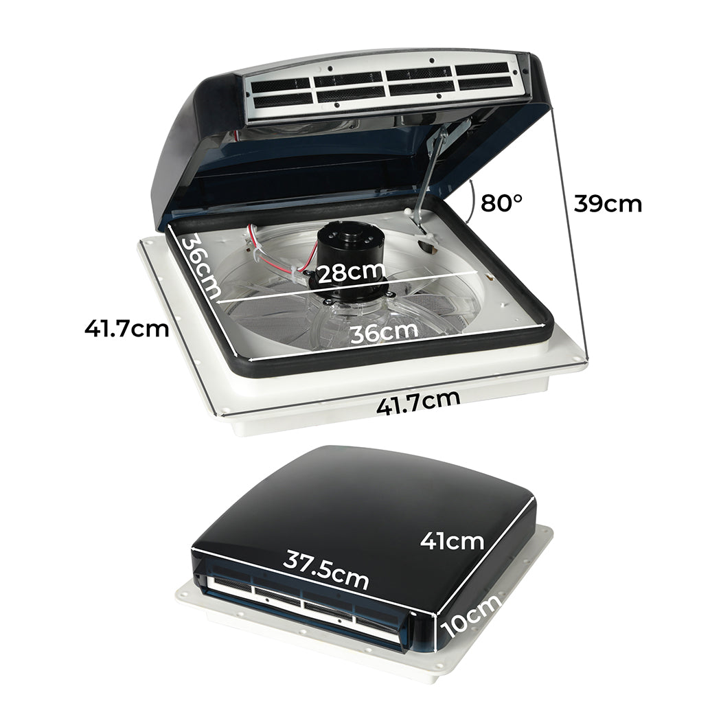 Manan Caravan Roof Vent 12V Hatch Air-1864183252525387778