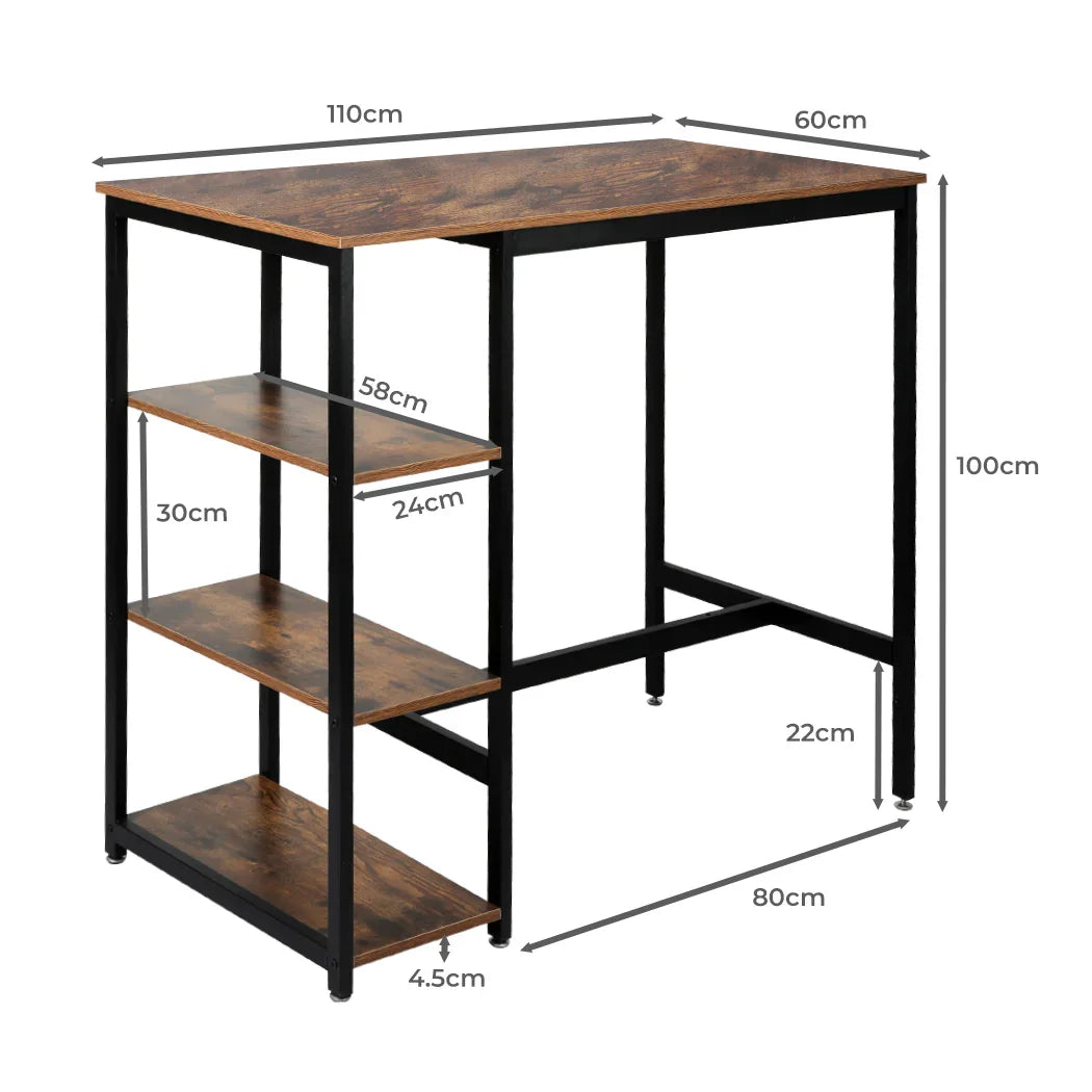 Levede High Bar Table Pub Industrial-2018816902054416386
