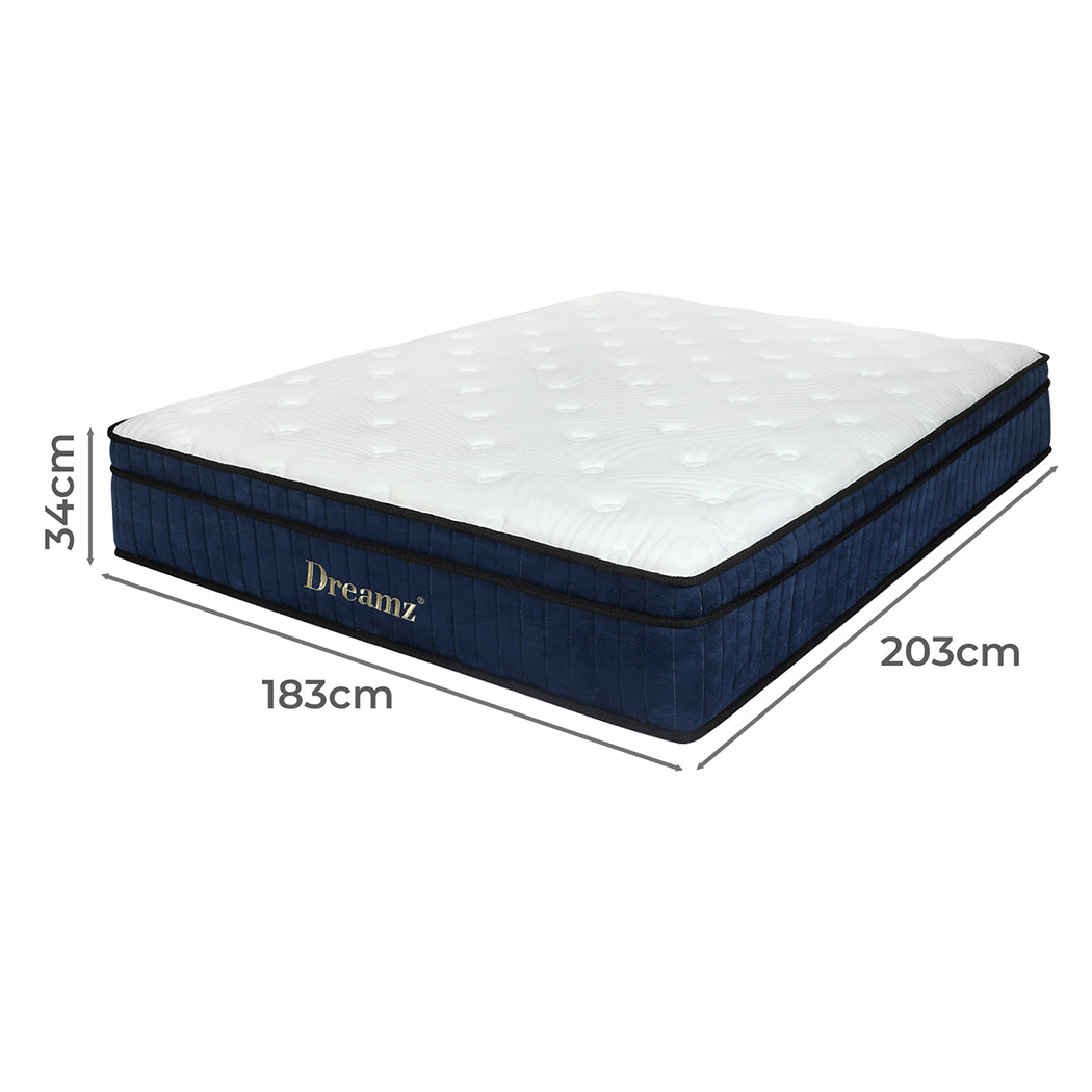 Dreamz 7 Zone Pocket Spring Mattress Medium Firm King-2050056899025571842