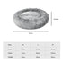 PaWz Pet Bed Memory Foam Dog Donut Charcoal X-Large-2018816884769689602