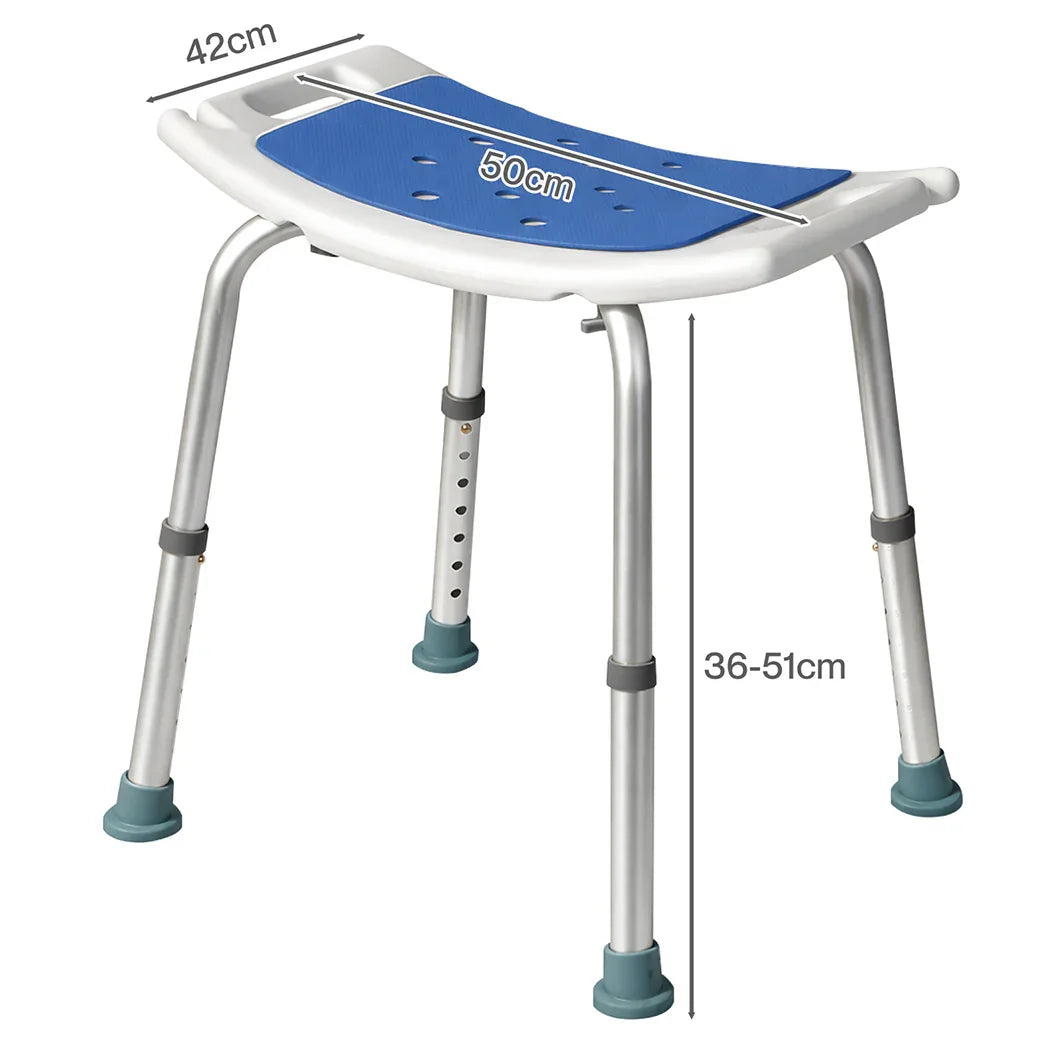 Levede Shower Chair Adjustable Seat Bathroom Stool Bath Aid Bench Assist Tool-2050056770122027010