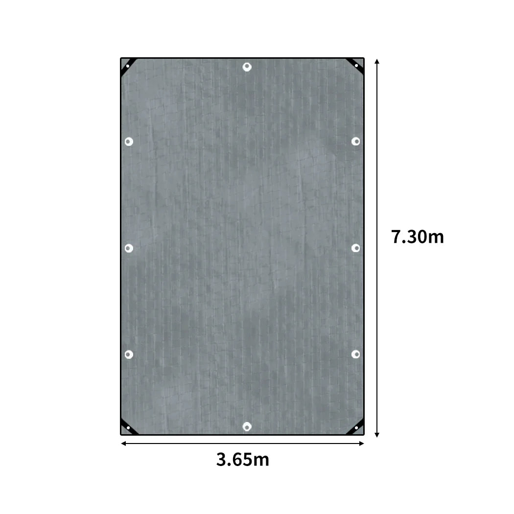 Manan Tarp Tarpaulin 200GSM Camping 3.65mx7.3m-2018816768176427010