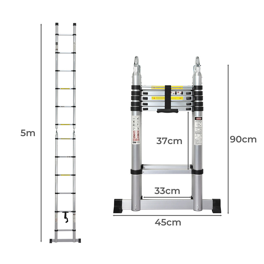 Traderight Folding Multi Purpose Ladder 12 Step