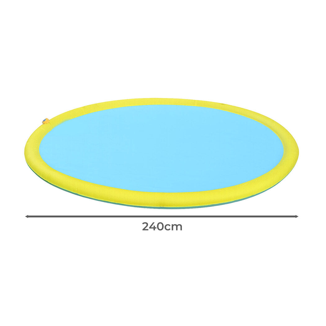 Pawz Splash Pad Kids Pet Sprinkler Water Play Mat 240cm-2050056793618518018