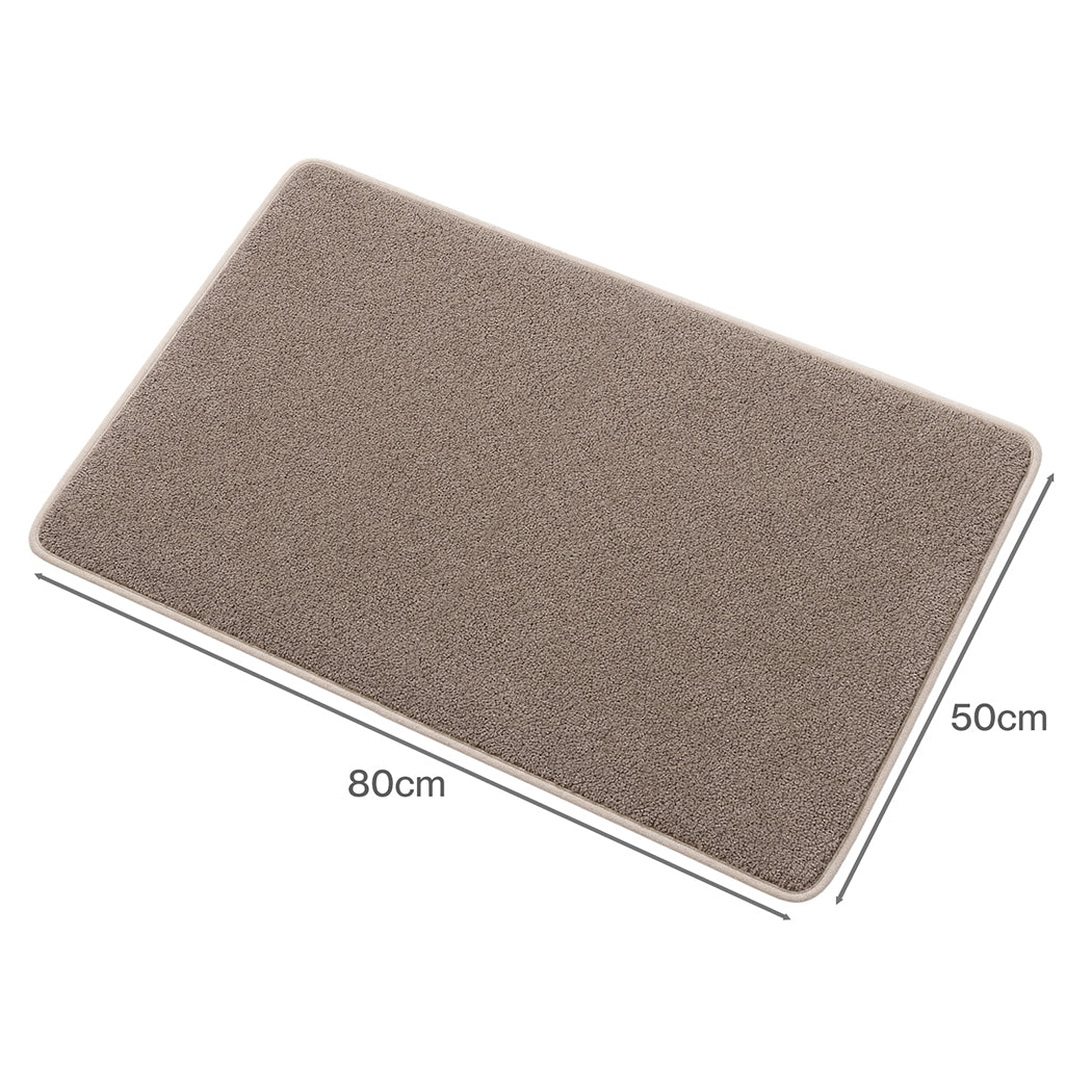 Marlow Door Mat Non Slip Absorbent Washable Pet Friendly for Entrance Beige-2109799592604930051