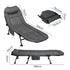 Levede Folding Camping Bed Camp Cots Dark Grey-2029387200336105474