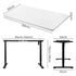 Levede Motorised Standing Desk Height 120cm White 800x 1.5MM-2018816927266377730