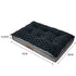 Dog Calming Bed Warm Soft Plush Comfy S Grey Small-2029387224654680066