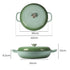 TOQUE 3.5L Enamel Dutch Oven Pan in Green Colour-2018816802724909058