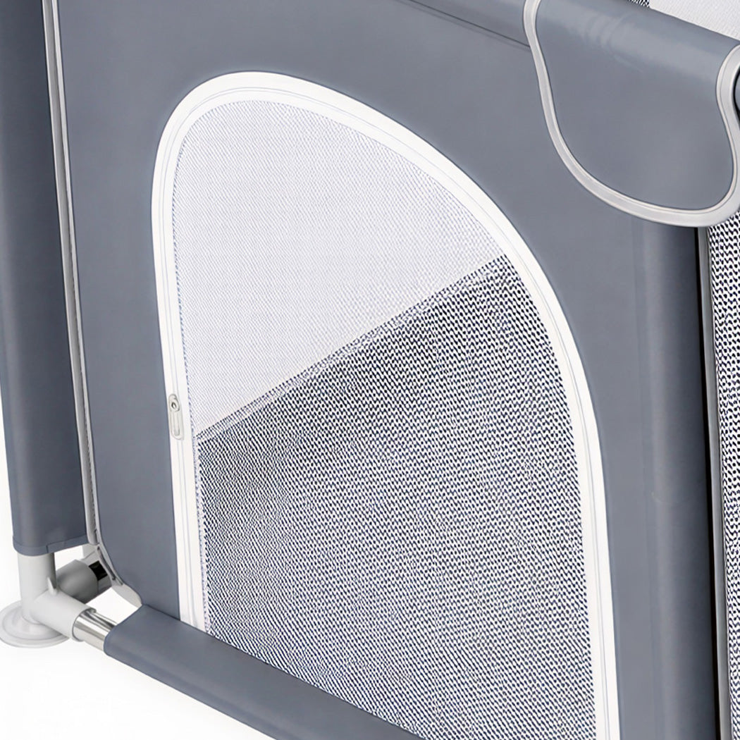 BoPeep Baby Playpen 127x127cm Playpen with Balls Meah 150D oxford Grey-2100034970482511875