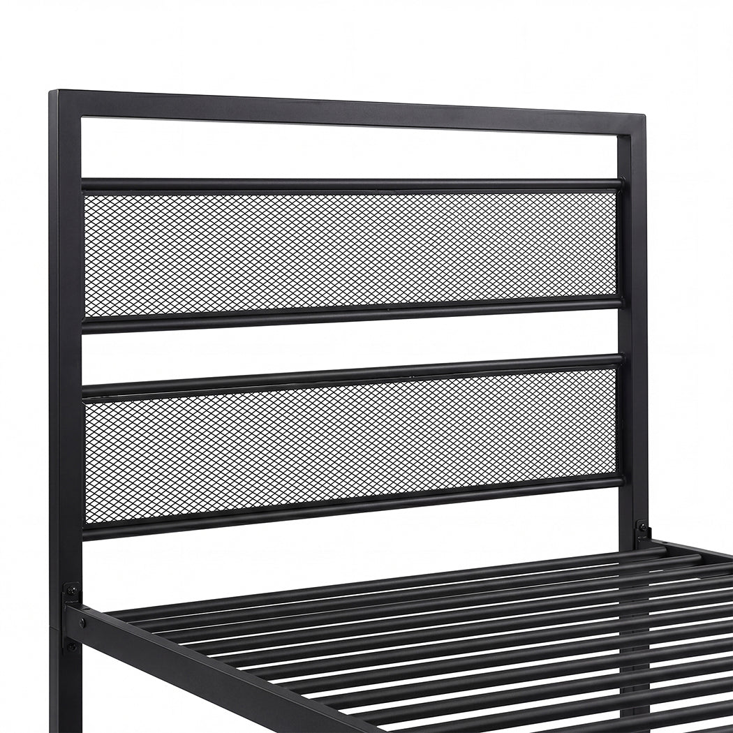 Levede Gaming Bed Frame Rotating TV Mount Storage Metal Single Bed 32in Bedroom-2072893552848932867