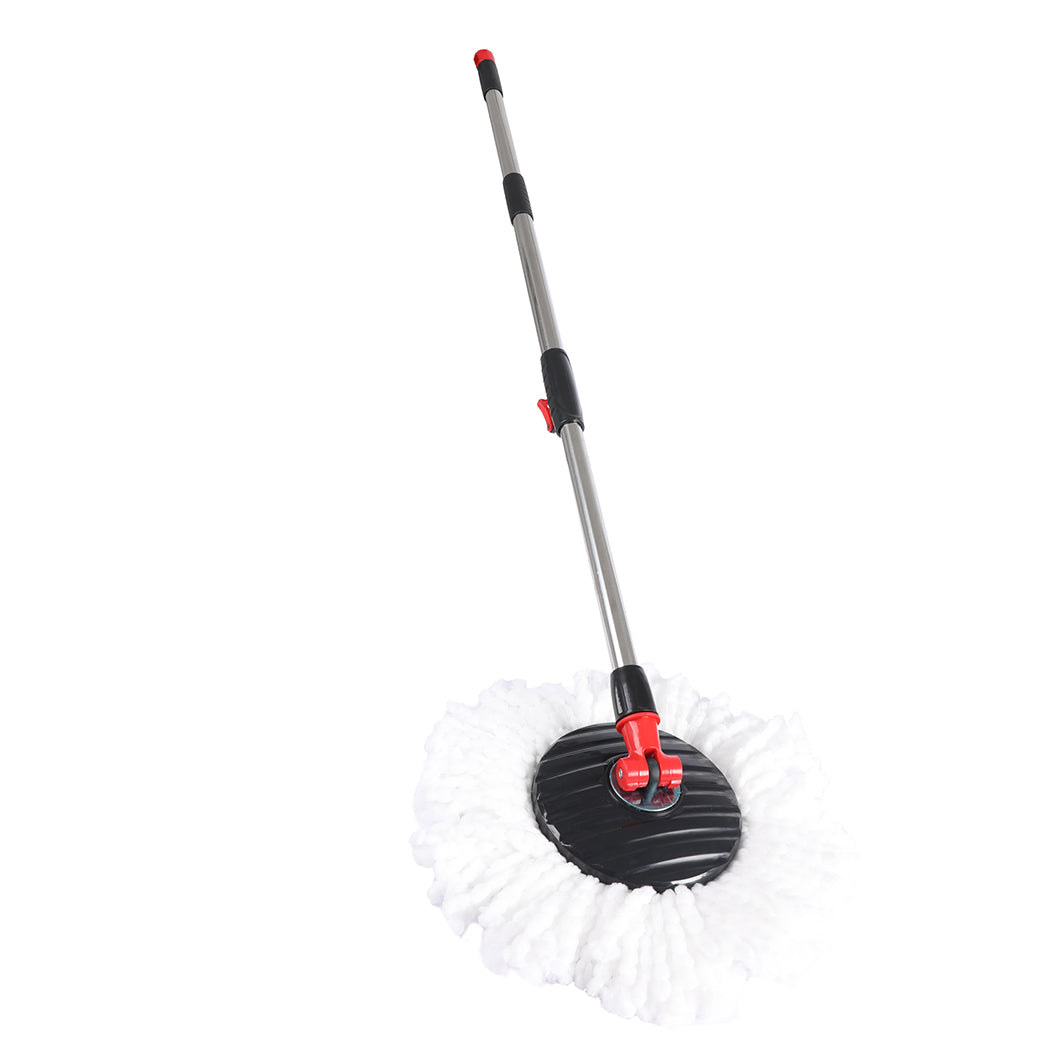 Cleanflo Spin Mop Bucket Set 360? Degree Black-2006733167175798787