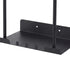 Levede Adjustable Towel Rack 3 Hooks Bathroom Towel Storage Holder Wall Mounted-2050059022261948419