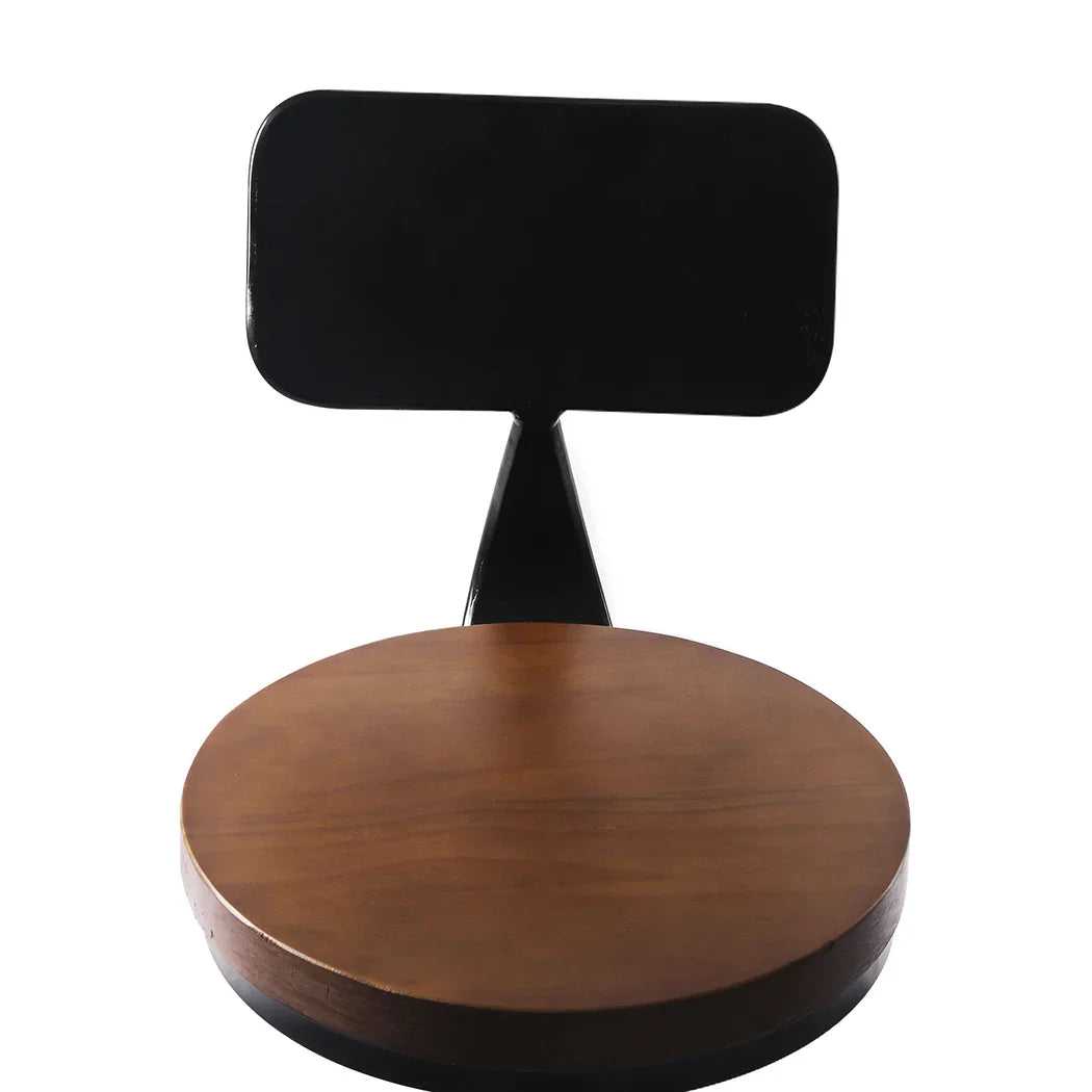 Levede 4x Bar Stool Kitchen Wooden Metal-2018816932970631171