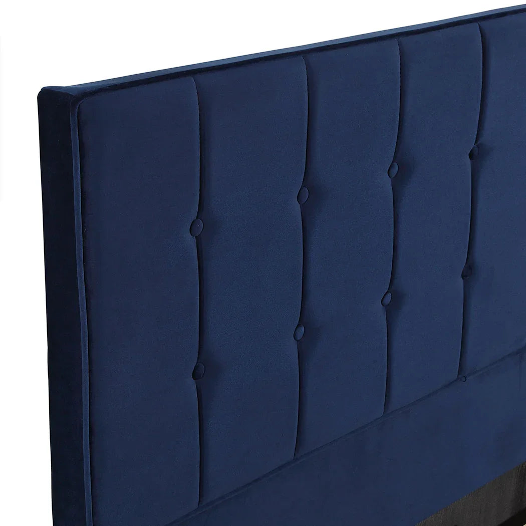 Levede Bed Frame Queen Size Mattress Blue-2006733223769542659