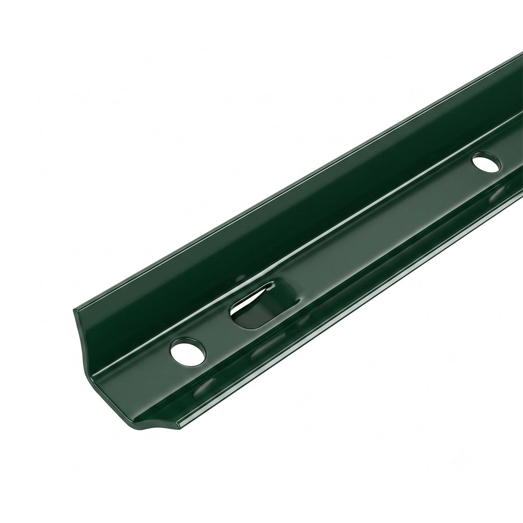 Garden U Fence Posts No Dig Metal Stakes Outdoor Yard Green 3ft 10Pack Green-2100035034437259267