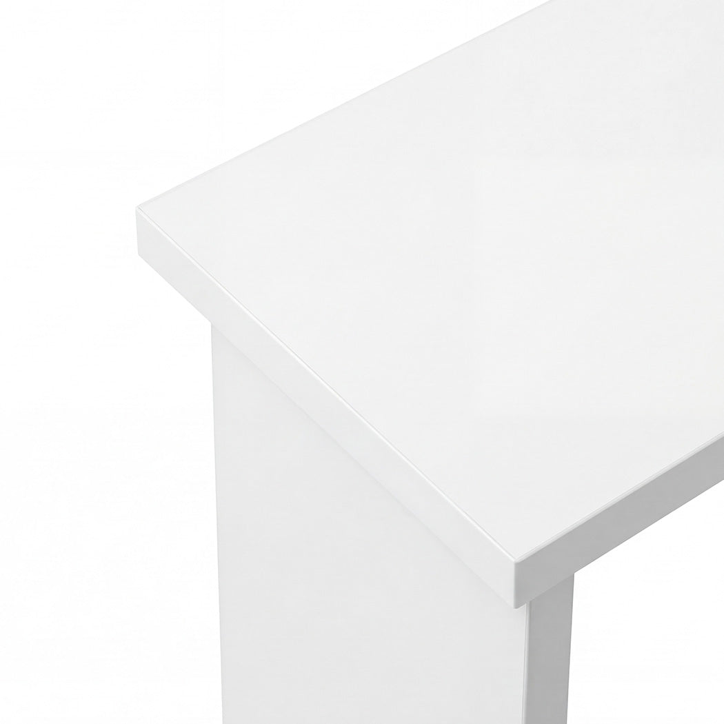 Levede Narrow End Table Modern Office Side Table Magazine Rack Bedside Storage-2061251866033000451