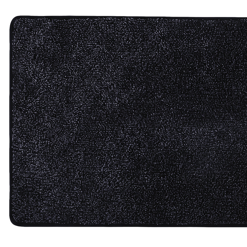 Marlow Door Mat Indoor 80x50cm Non Slip Washable Rug For Front Coal Grey-2109799592802062340