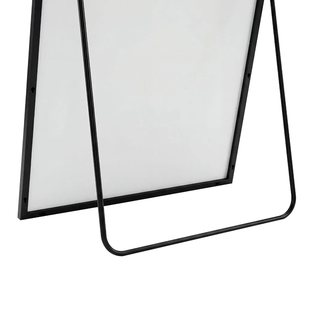 Yezi Rectangular Full Length Mirror 165x60cm Black Standing Floor Wall Leaning-2050059008307499011