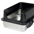 Pawz Stainless Steel Large Enclosed Cat Litter Box-2050056807346475011