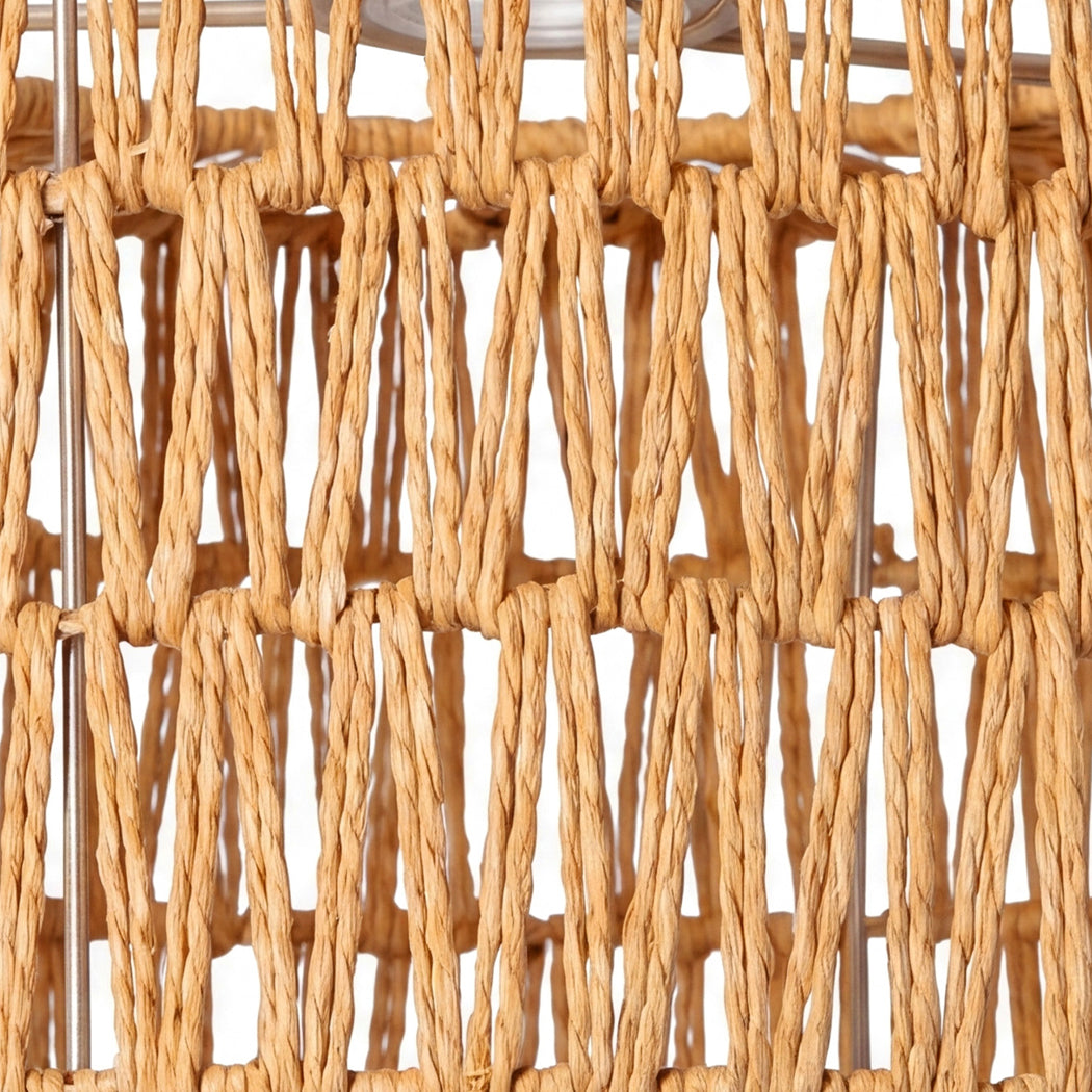 Emitto Ceiling Pendant Light Shade Boho Woven Lamp Cover Home Decor Yellow-2100034974035087363
