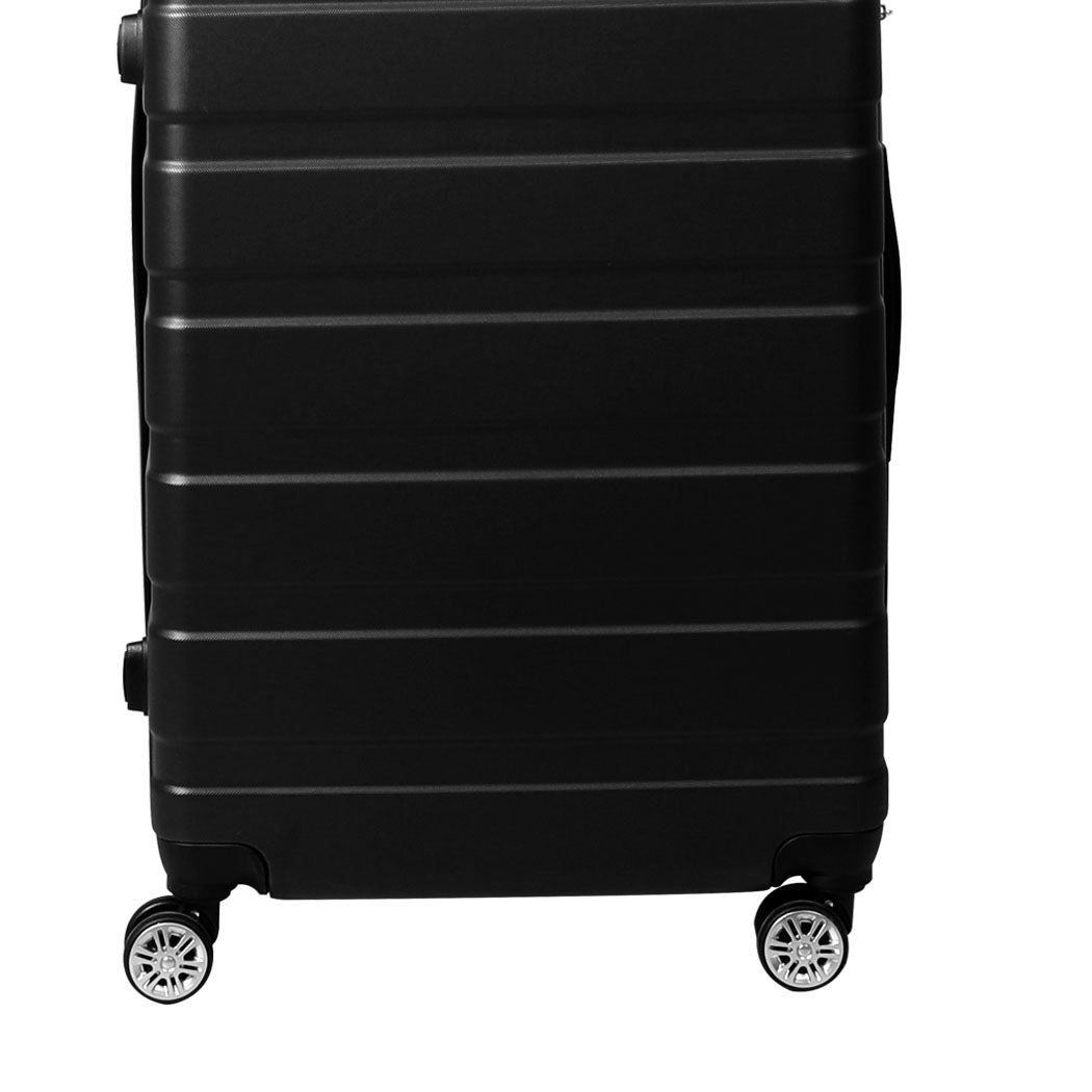 Slimbridge 3PC Luggage sets Suitcase Black-1864184367522385923