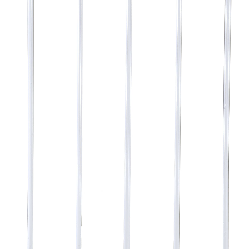 Levede Baby Safety Gate Adjustable Pet White 45cm Extension-1864183162184273923