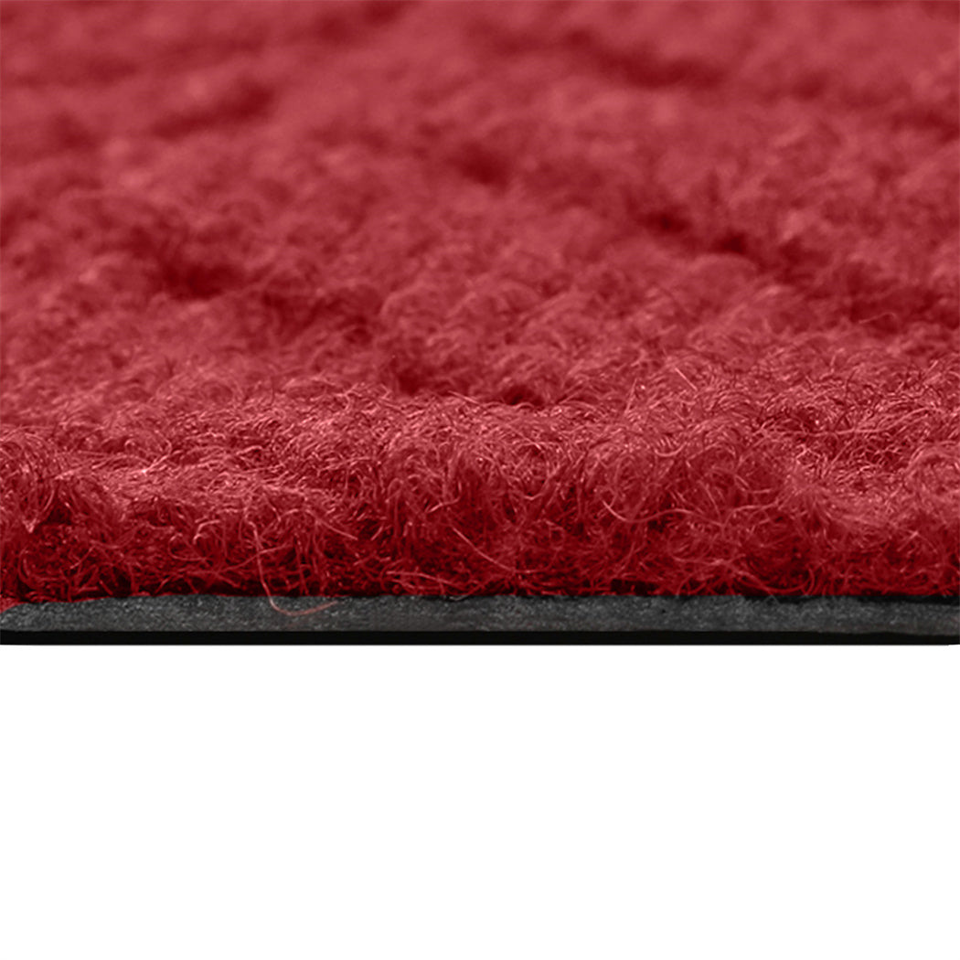 Marlow Extra Large Floor Rug Non Slip 90cm x 305cm Red-1894516804139749379