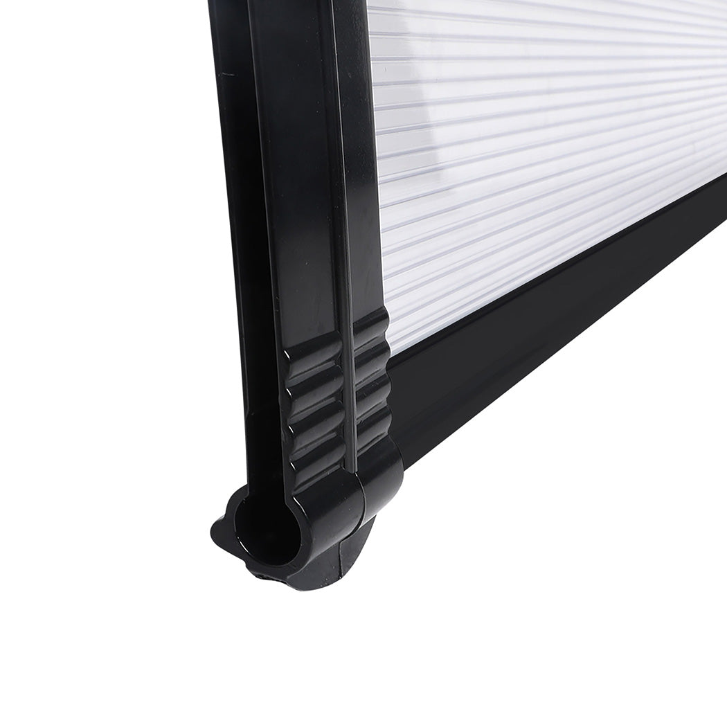 Mountview Window Door Awning Outdoor 1M X 1.2M Transparent 1x1.2M-1864184443309264899