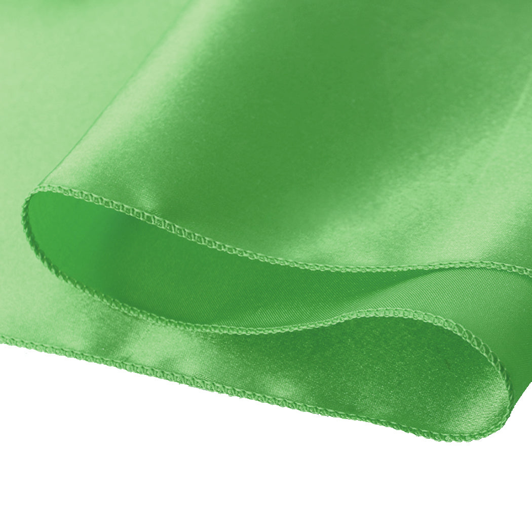 20 Green Fabric Chair Sashes Covers Grass Green-1864183520612716547