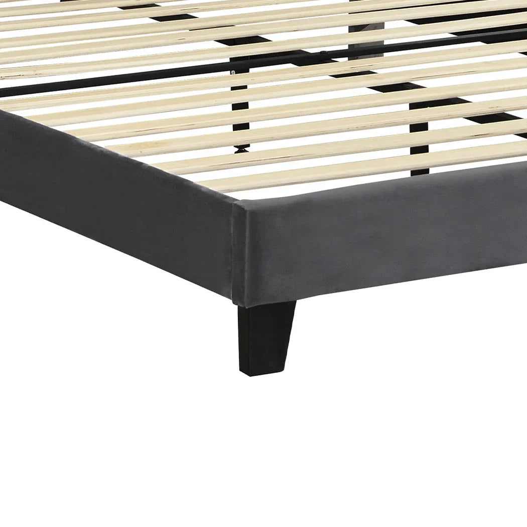 Levede Bed Frame Queen Size Mattress Grey-2018816929078317059